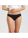 DIM MENSTRUAL NIGHT SLIP - Night and day menstrual panties - black