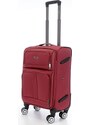 Palubní cestovní kufr T-class 932, TEXTIL, vínová, M, 58 x 40 x 18 cm
