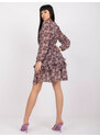 Fashionhunters Vzorované šaty od Kim OCH BELLA