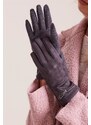 Wool Fashion Italia_SK Šedé dámské rukavice