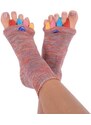 Zdravotní barevné dětské adjustační ponožky Happy feet - MULTICOLOR 27-30