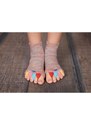 Zdravotní barevné dětské adjustační ponožky Happy feet - MULTICOLOR 27-30