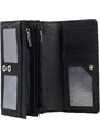 Dámská kožená peněženka černá Loranzo 441