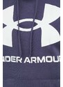 Mikina Under Armour pánská, šedá barva, s kapucí, s potiskem, 1357093-652