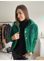 Fashion Lounge Krátký kabát Misty zelený