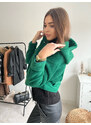 Fashion Lounge Krátký kabát Misty zelený