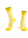 FASARDI Žluté dámské ponožky s vejci