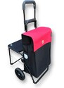 Nákupní taška na kolečkách Andersen Komfort Shopper Hera 47 l červená