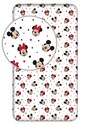 Jerry Fabrics Bavlněné napínací prostěradlo 90x200 + 25 cm - Mickey and Minnie "Stars"