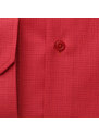 Willsoor Pánská slim fit košile červená s jemnou kostičkou 14614