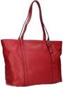 Elegantní dámská kožená kabelka Katana Irnise - červená
