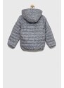 Dětská bunda Abercrombie & Fitch šedá barva