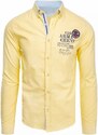 Buďchlap Originální žlutá košile s potiskem