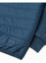 Ombre Clothing Pánská přechodová bunda - tmavě nebesky modrá C601