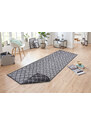 NORTHRUGS - Hanse Home koberce Kusový koberec Twin-Wendeteppiche 105456 Night Silver – na ven i na doma - 120x170 cm