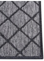 NORTHRUGS - Hanse Home koberce Kusový koberec Twin-Wendeteppiche 105456 Night Silver – na ven i na doma - 120x170 cm