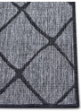 NORTHRUGS - Hanse Home koberce Kusový koberec Twin-Wendeteppiche 105456 Night Silver – na ven i na doma - 120x170 cm