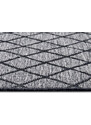 NORTHRUGS - Hanse Home koberce Kusový koberec Twin-Wendeteppiche 105456 Night Silver – na ven i na doma - 120x170 cm