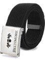 Textilní pásek Beltimore černý F79