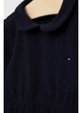 Kojenecká sukýnka Tommy Hilfiger tmavomodrá barva, mini, áčková