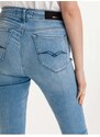 Modré dámské skinny fit džíny Replay Luzien Jeans - Dámské