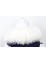Sikora Kožešinový lem na kapuci - límec mývalovec sněhobílý M 142/13 (61 cm)