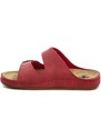 Medi Line S182-002 červené dámské zdravotní pantofle
