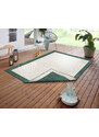 NORTHRUGS - Hanse Home koberce Kusový koberec Twin-Wendeteppiche 105473 Green – na ven i na doma - 80x250 cm