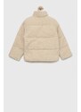 Dětská bunda Abercrombie & Fitch béžová barva