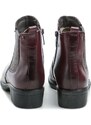 Tamaris 8-85301-29 bordó dámské kotníčkové boty šíře H
