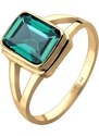 ELLI Prsten zlatá / smaragdová