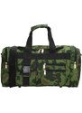 No Label Zelená vojenská cestovní taška "Soldier" - vel. M