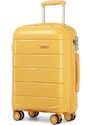 Cestovní kufr na kolečkách Kono Classic Collection - žlutý 50L