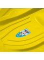 Dětský sáňkovací kluzák Mušle Baby Mix PREMIUM KOMFORT 80 cm žlutý Barva: Žlutá