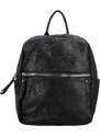 Coveri Prostorný dámský koženkový batoh Knut, černá