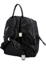 Coveri Prostorný dámský koženkový batoh Knut, černá