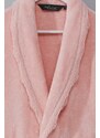 Soft Cotton Dámský elegantní župan STELLA v dárkovém balení, Růžová Rose, 420 gr / m², Česaná prémiová bavlna 100%, Dlouhý