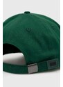 Bavlněná baseballová čepice Tommy Hilfiger zelená barva