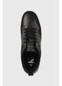 Kožené sneakers boty Calvin Klein Jeans BASKET CUPSOLE LOW LTH MONO černá barva, YM0YM00574