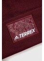 Čepice adidas TERREX Multisport vínová barva,