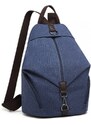 Kono EB2044 Městský batoh Modrý Navy textilní