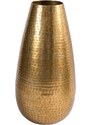 Moebel Living Zlatá hliníková váza Barrie 25 x 50 cm