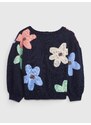 GAP Baby svetr s květy - Holky