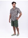 Panareha MAUI Linen Aloha Shirt black