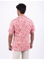 Panareha MAUI Linen Aloha Shirt red