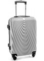 Cestovní kufr RGL 663 stříbrný - M