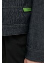 džínová bunda G-Star Raw pánská, šedá barva, přechodná