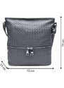 Tapple Středně šedá crossbody kabelka se vzorem