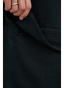 Bavlněná mikina Levi's pánská, černá barva, s aplikací