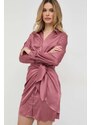 Šaty Guess AYLA růžová barva, mini, W2BK83 WF1T2